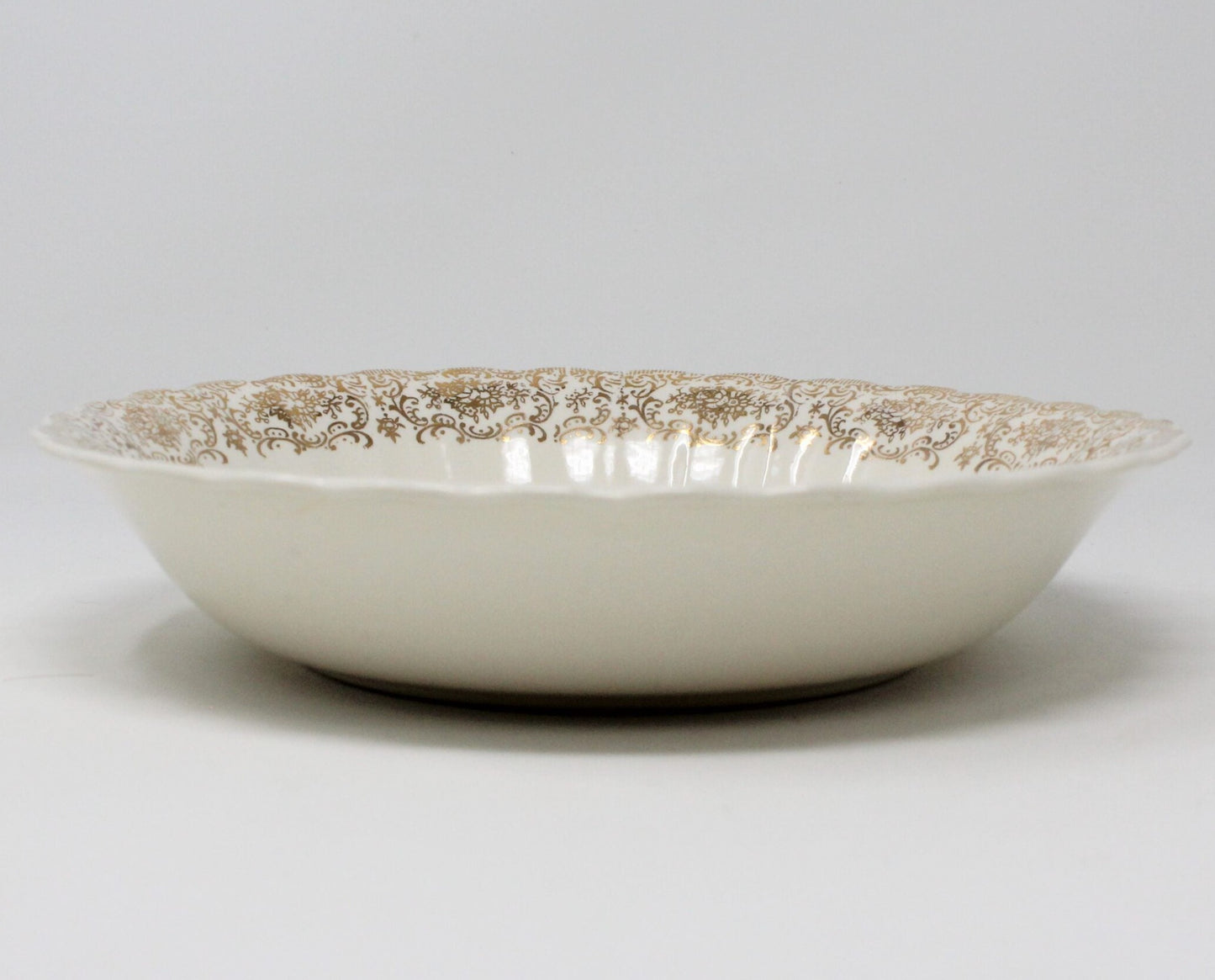 Soup / Salad Bowl, Limoges USA, Lyric Coupe, Vintage