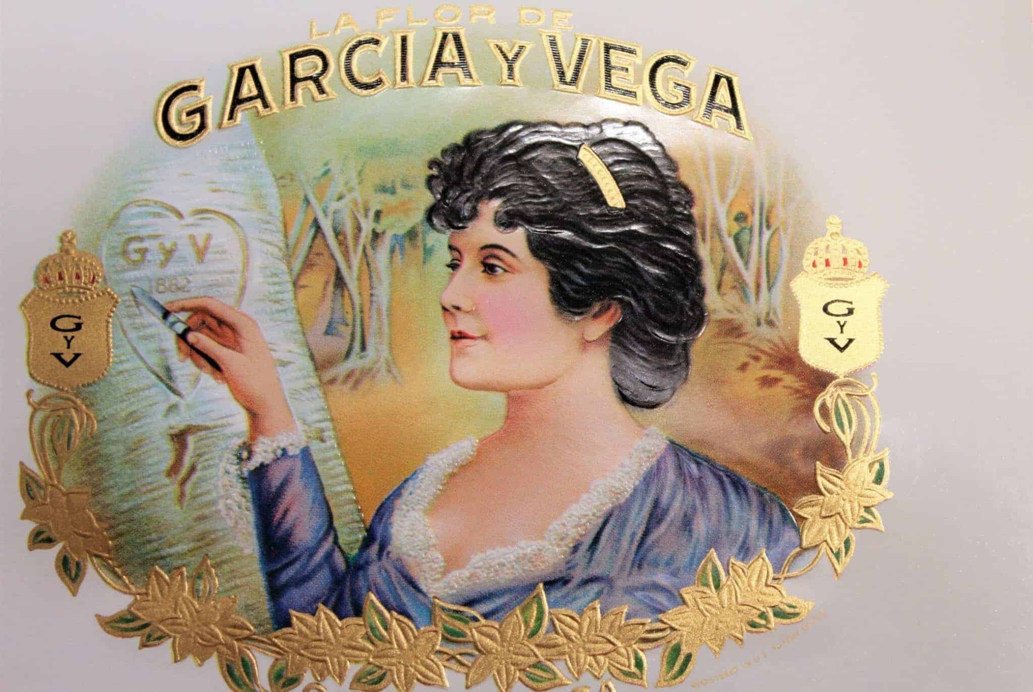 Cigar Box Label, Garcia y Vega Inner Label, Original 1930's