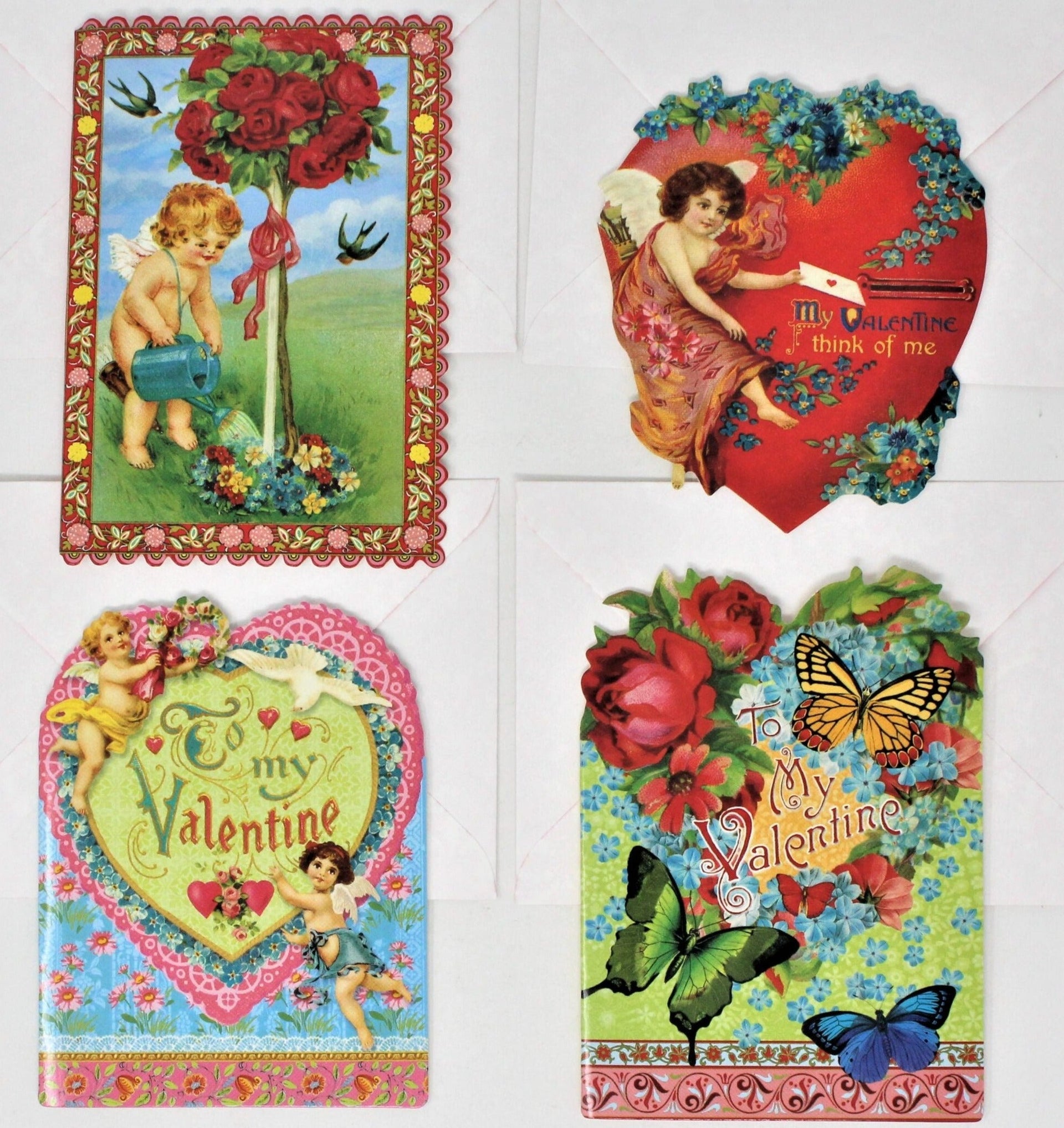 Greeting Card / Valentine, Kirshner Unused, Punch Studio, Set of 4, Ch –  Antigo Trunk