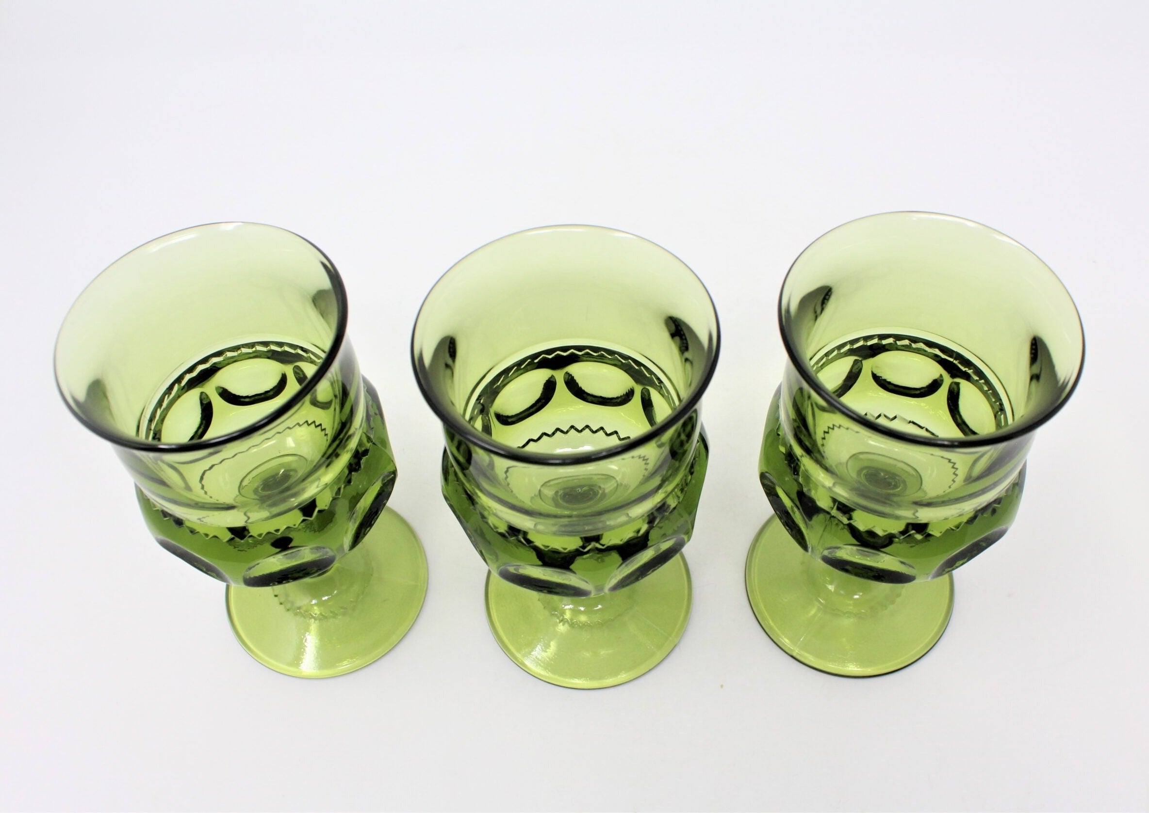 Green Tiffin Goblets orders