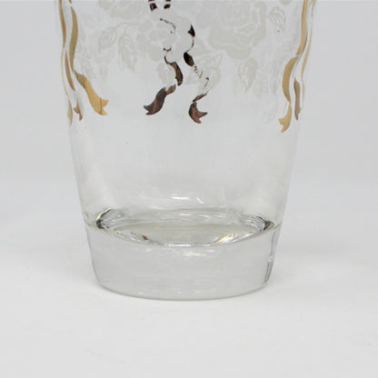 Glass Tumblers, Libbey, Rose Classic, Blown Glass, Set of 6, Vintage, SOLD