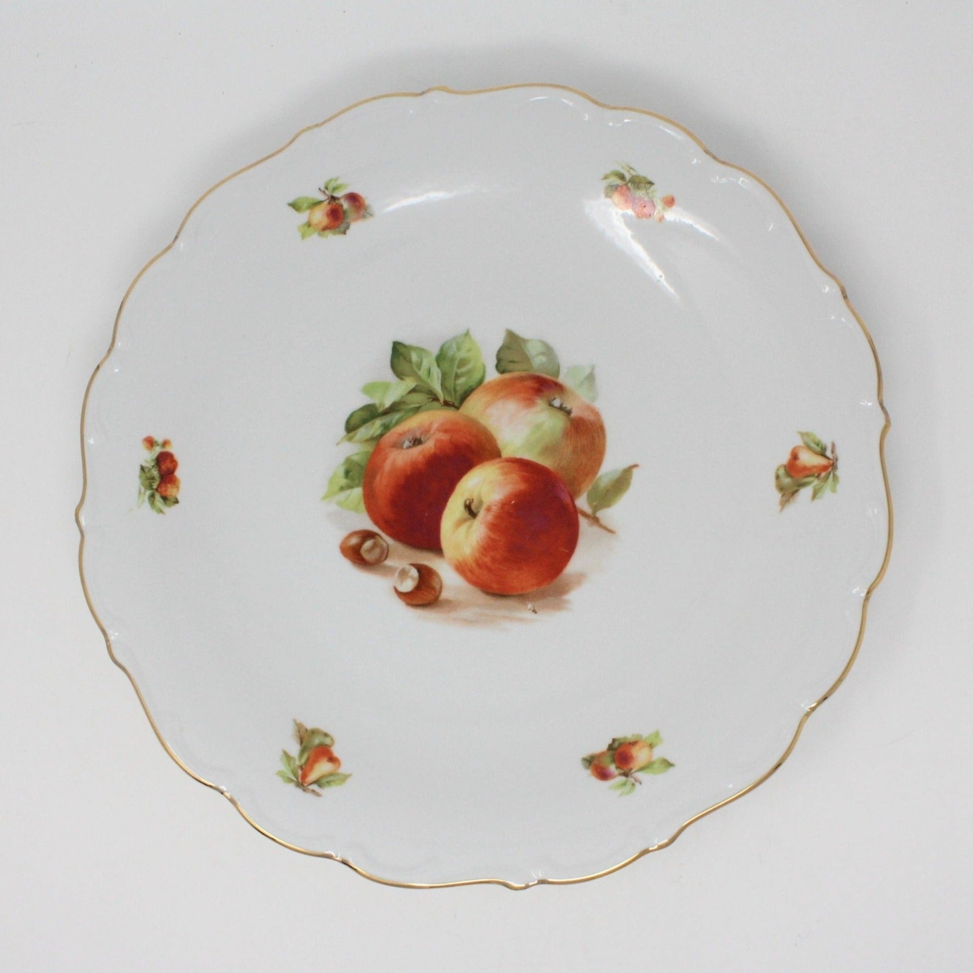 Serving Plate / Chop Plate, Schumann Arzberg, Orchard SCH16, Bavaria, –  Antigo Trunk