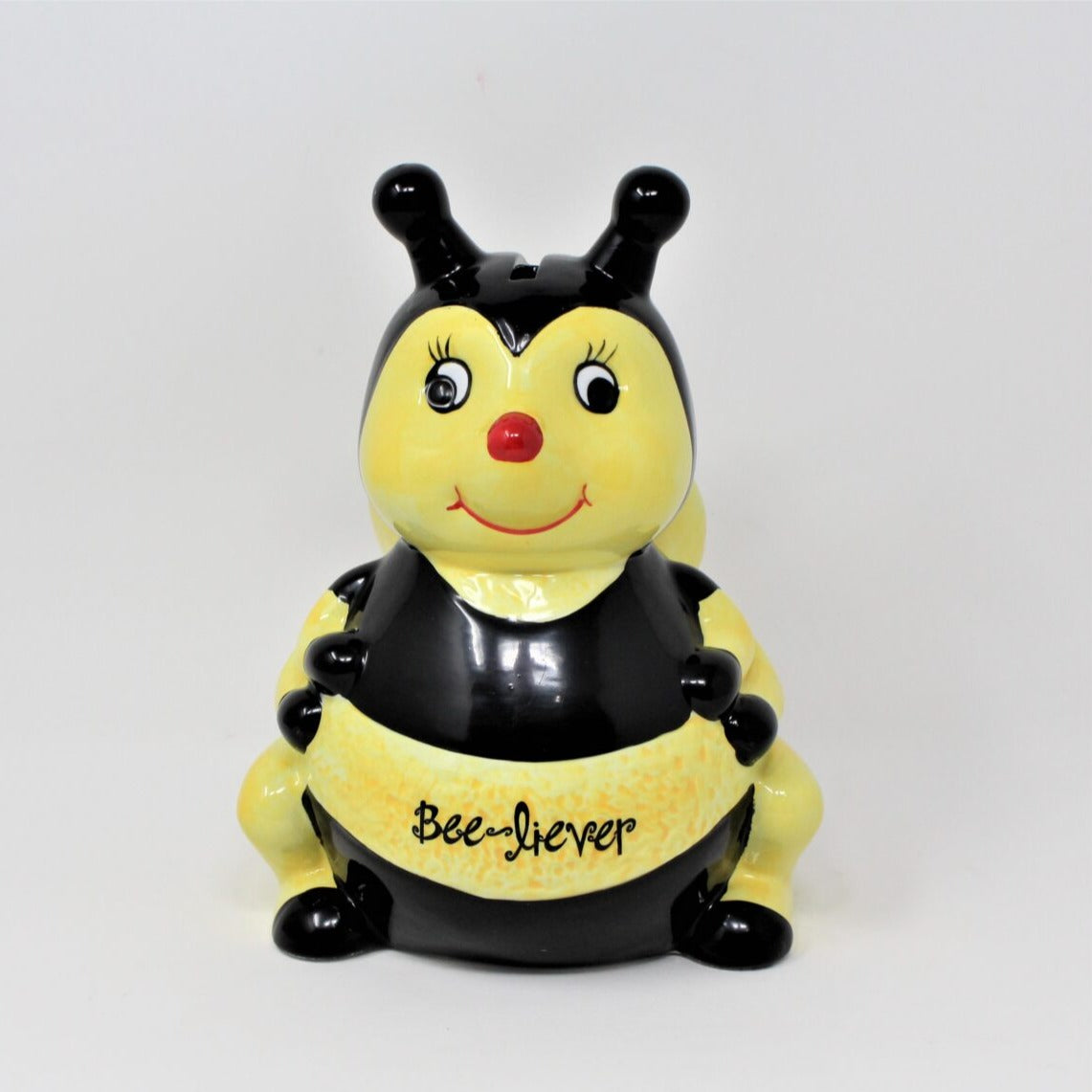 Coin Bank, Mary Kay, Bumble Bee, Bee-Liever, Ceramic, SOLD