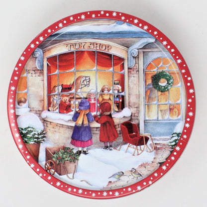 Christmas cookie tin