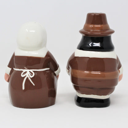 Salt and Pepper Shakers, Publix Pilgrims Ceramic, In Box, 2003