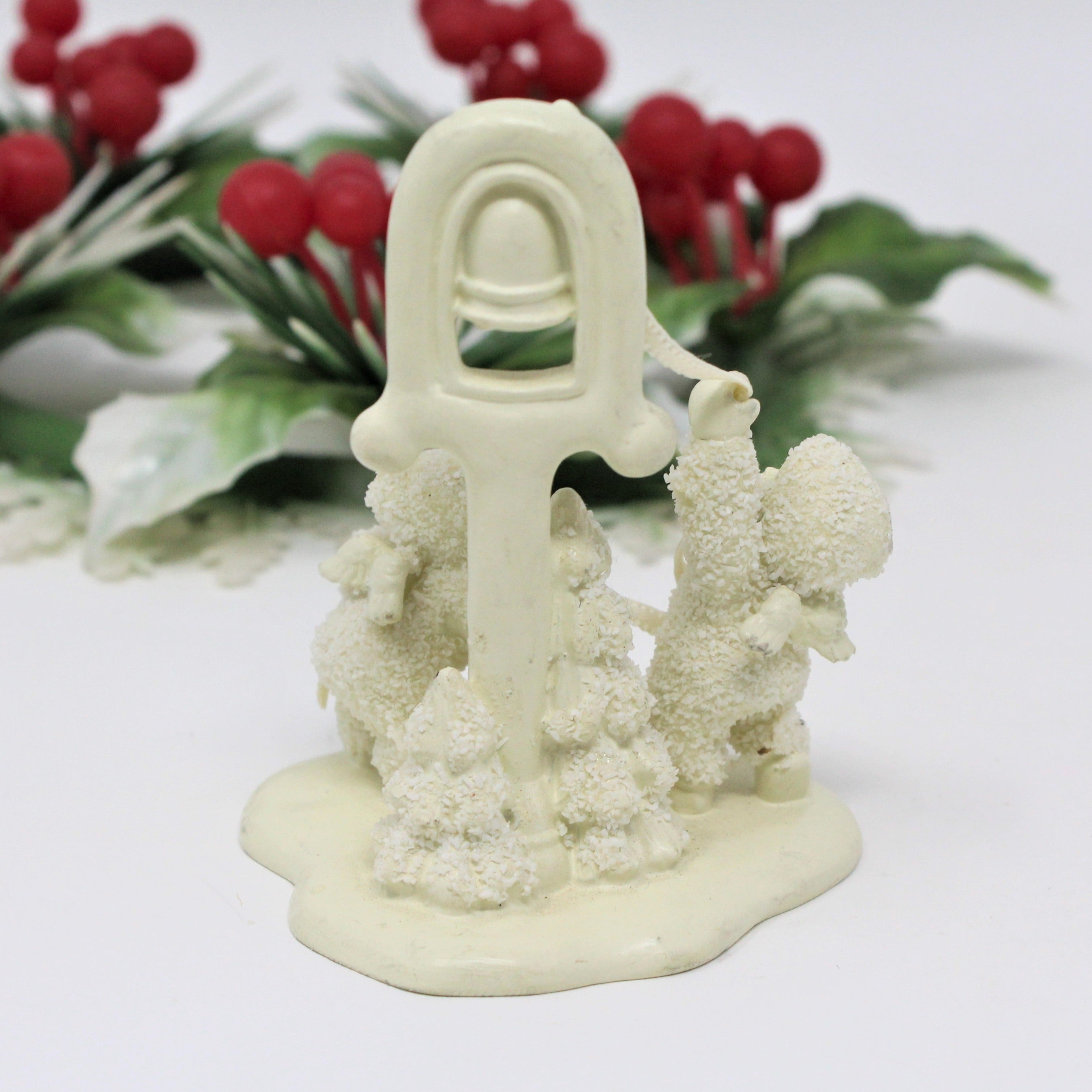 Figurine, Department 56, Snow Babies Miniature, Ring the Bells