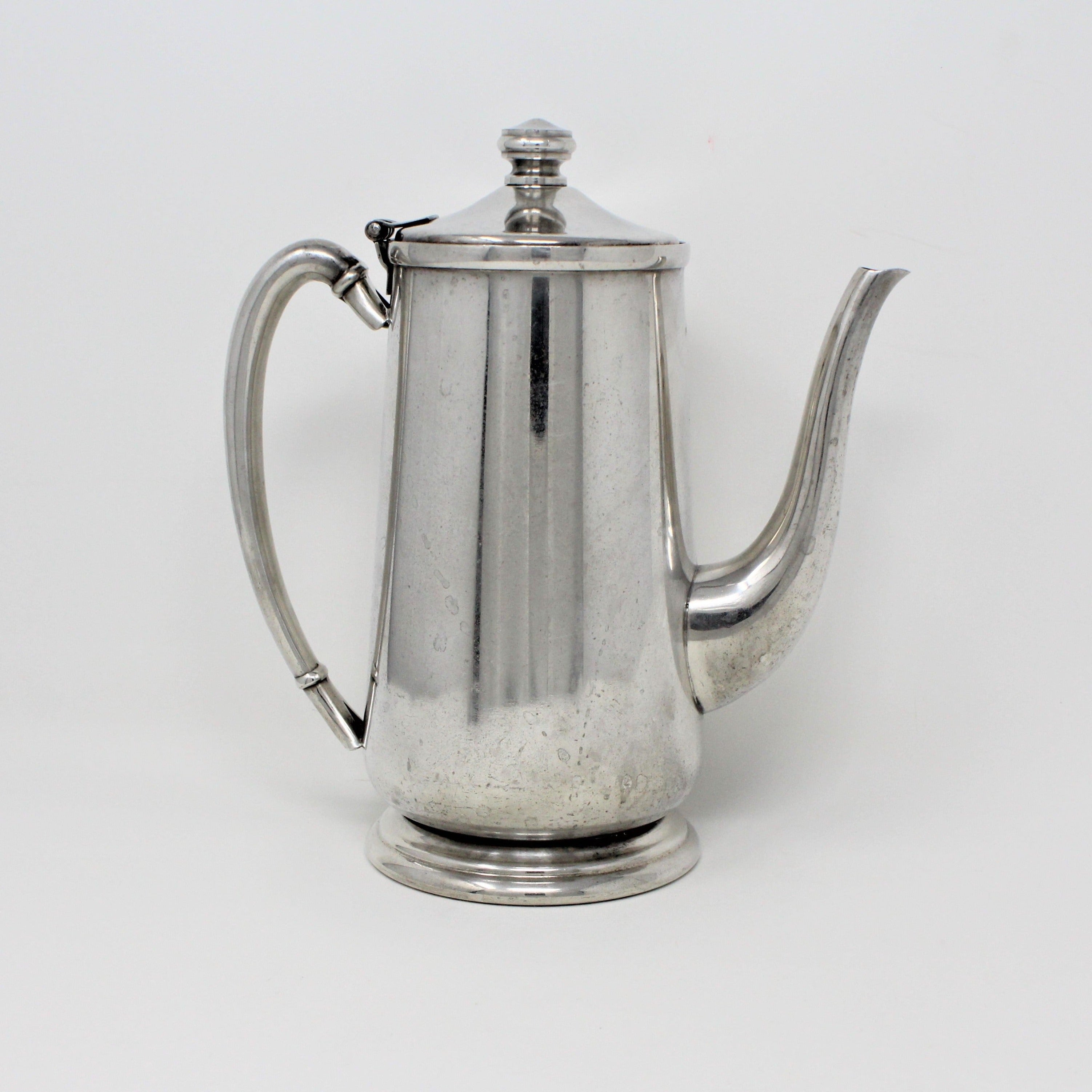 Vintage silver shop coffee pot