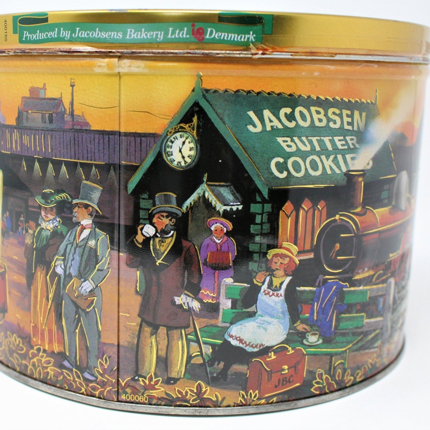 Gift Tin / Cookie Tin, Jacobsen Bakery Trains, Collectible Tin, Denmark