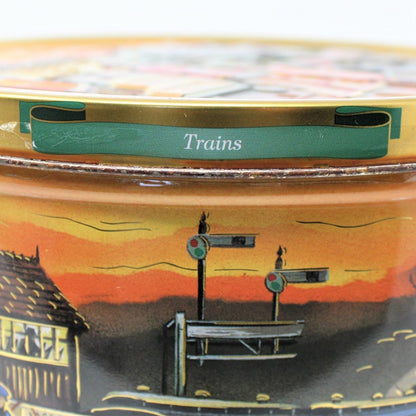 Gift Tin / Cookie Tin, Jacobsen Bakery Trains, Collectible Tin, Denmark