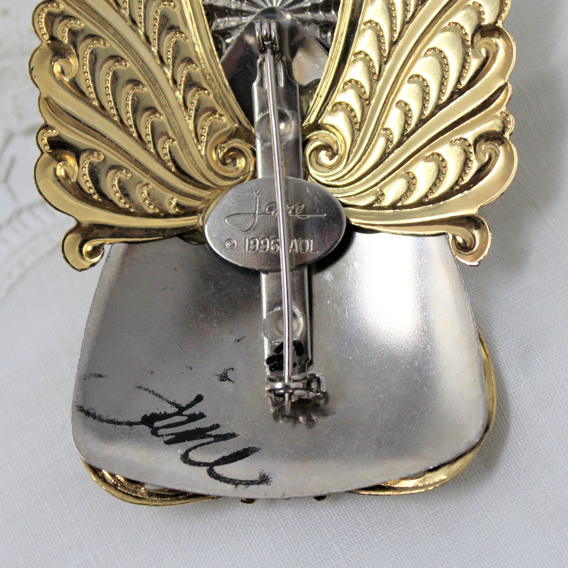 Vintage Metal Brooch Pin Men Badge Star Series Gold/Silver color